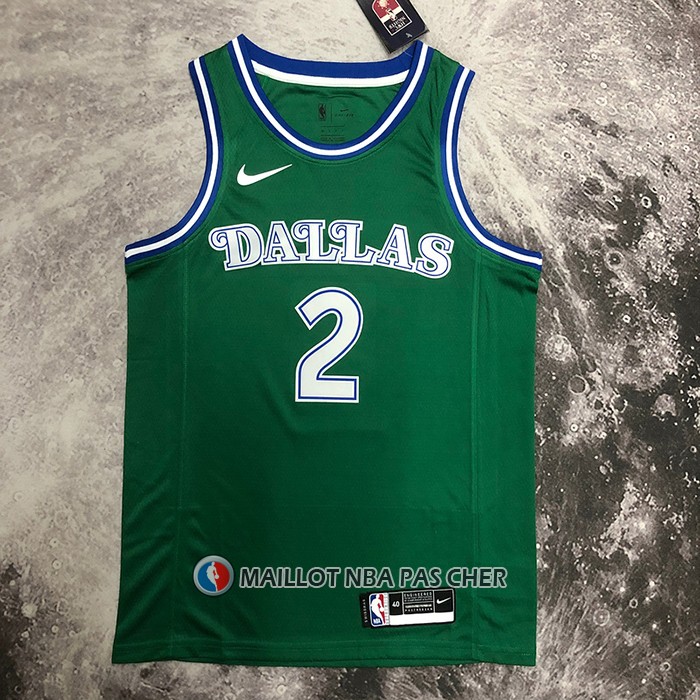 Maillot Dallas Mavericks Kyrie Irving NO 2 Hardwood Classics 2022-23 Vert